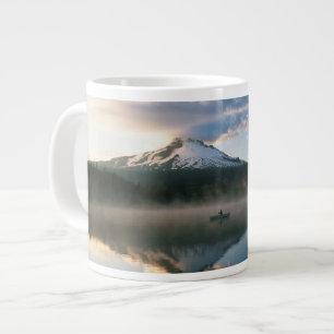 Taza De Café Grande Lago Trillium  Bosque Nacional Monte Hood, O