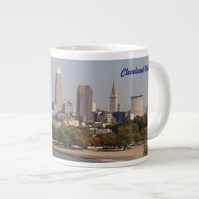 Taza De Café Grande Lakefront Cleveland OH Specialty Mug (Derecha)