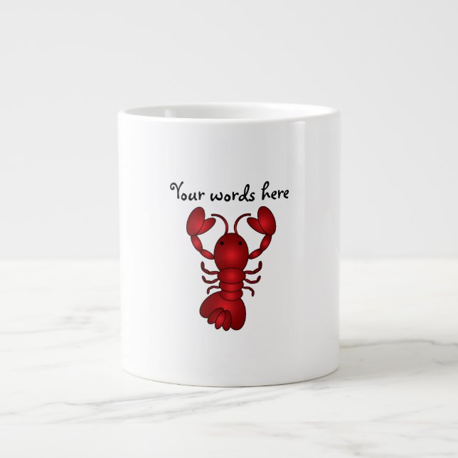 Taza De Café Grande Langosta (Frente)