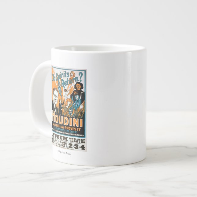 Taza De Café Grande ¿Las bebidas espirituosas vuelven? Houdini dice NO (Izquierda)