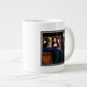 Taza De Café Grande Leo y Mona