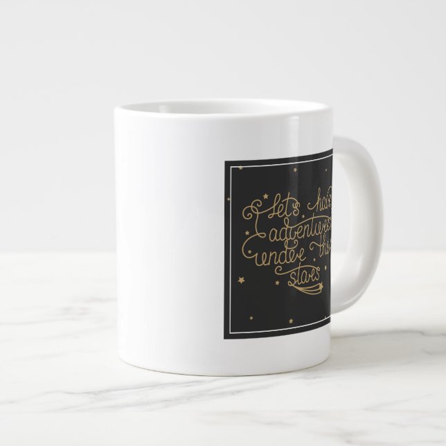 Taza De Café Grande Lets tiene aventuras (Derecha)