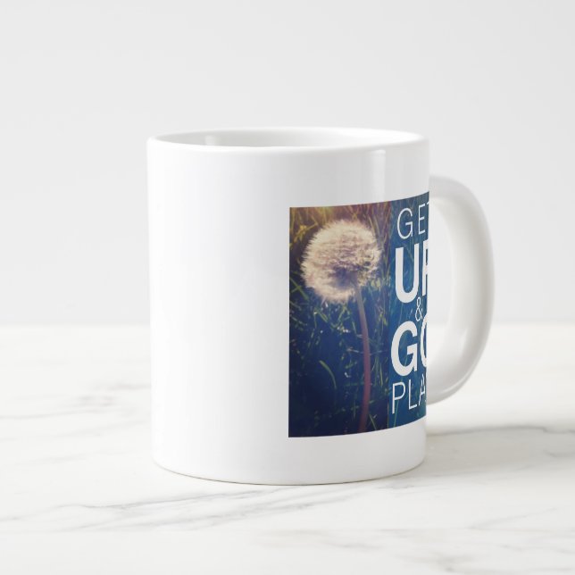 Taza De Café Grande Levántese y vaya juego (Derecha)
