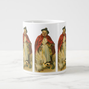 Taza De Café Grande Libro de cuentos vintage victoriano de Mother Goos