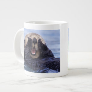 Taza De Café Grande Linda nutria marina Alaska, EE. UU.