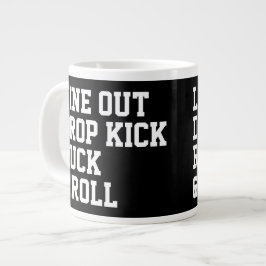 Taza De Café Grande Line Out Drop Kick Ruck And Roll