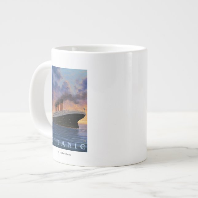 Taza De Café Grande Línea titánica de la estrella de SceneWhite (Izquierda)