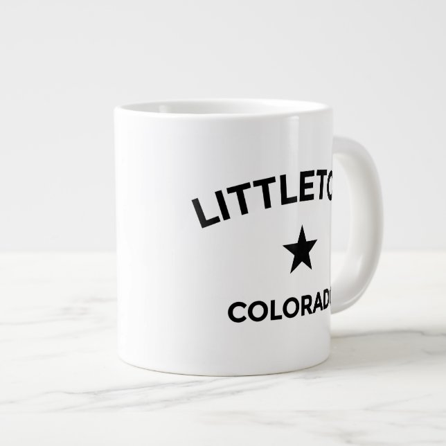 Taza De Café Grande Littleton Colorado Large Mug (Derecha)