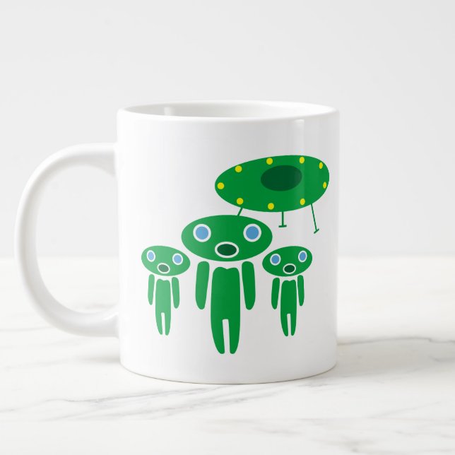 Taza De Café Grande Llegada de extranjeros (Izquierda)