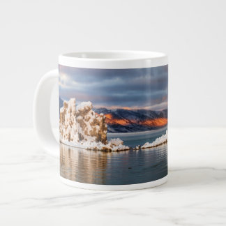 Taza De Café Grande Los E.E.U.U., California, salida del sol en el