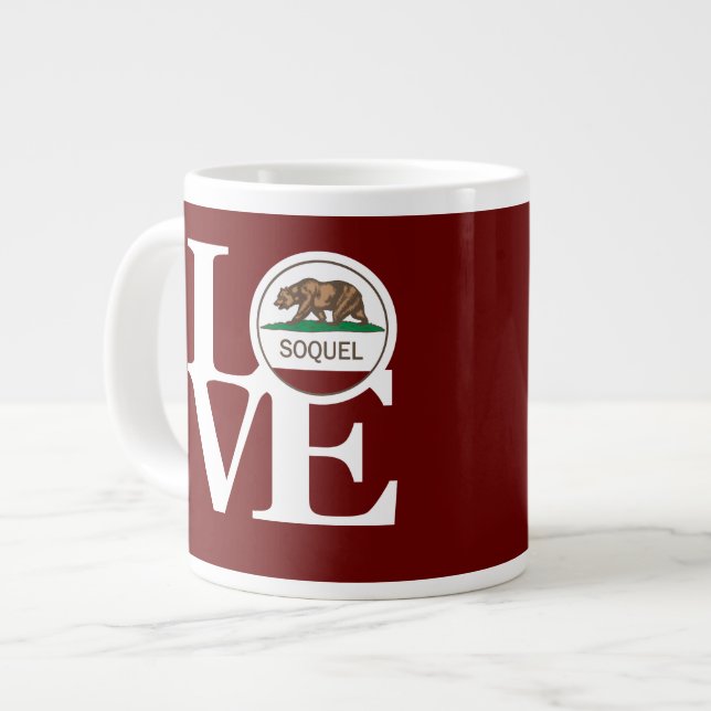 Taza De Café Grande LOVE Soquel Grande (Izquierda)