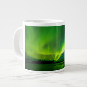 Taza De Café Grande Luces del Norte de Islandia