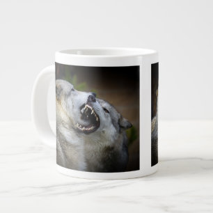 Taza De Café Grande Lucha del lobo