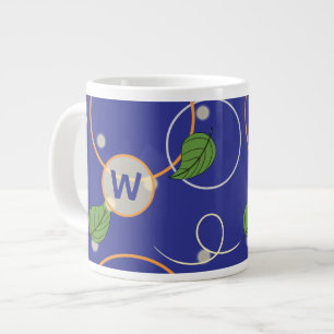 Taza De Café Grande Luciérnagas Sobre La Mugre Especializada En El Agu