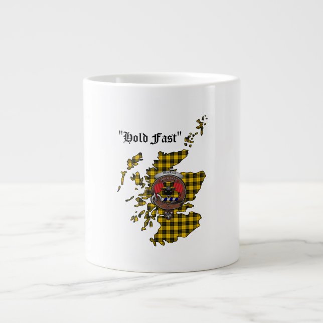 Taza De Café Grande MacLeod Clan Badge Jumbo Mug (Frente)