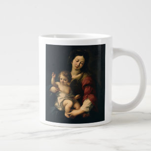 Taza De Café Grande Madonna y niño