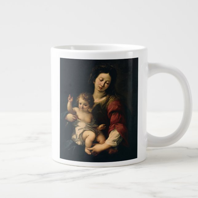Taza De Café Grande Madonna y niño (Derecha)
