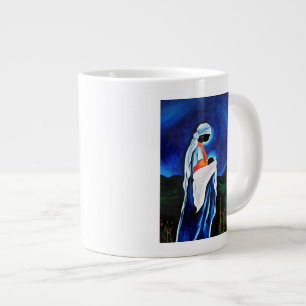 Taza De Café Grande Madonna y niño - hijo querido 2008