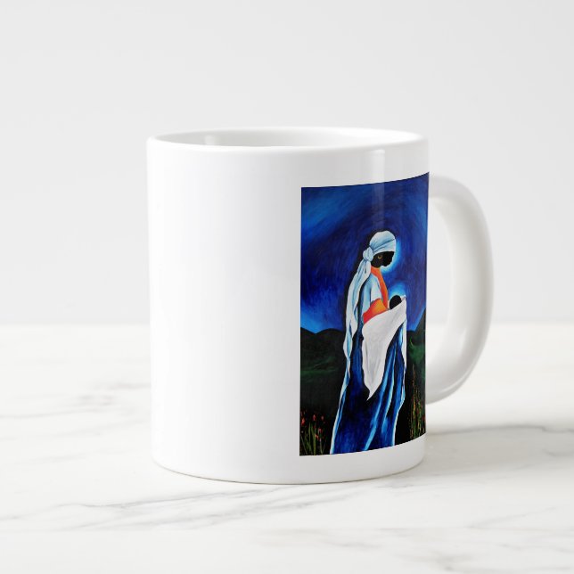 Taza De Café Grande Madonna y niño - hijo querido 2008 (Derecha)