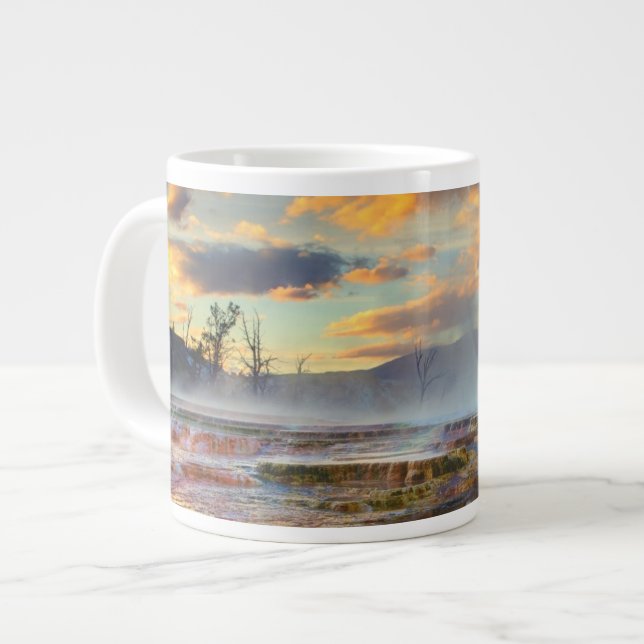 Taza De Café Grande Mammoth Hot Springs (Izquierda)