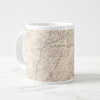 Taza De Café Grande Mapa, Corrientes Prov, Terr Mission