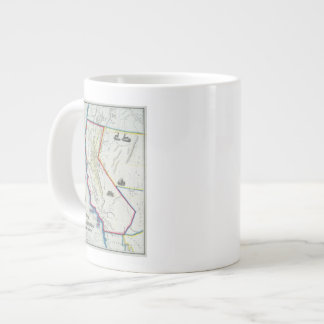 Taza De Café Grande Mapa de California