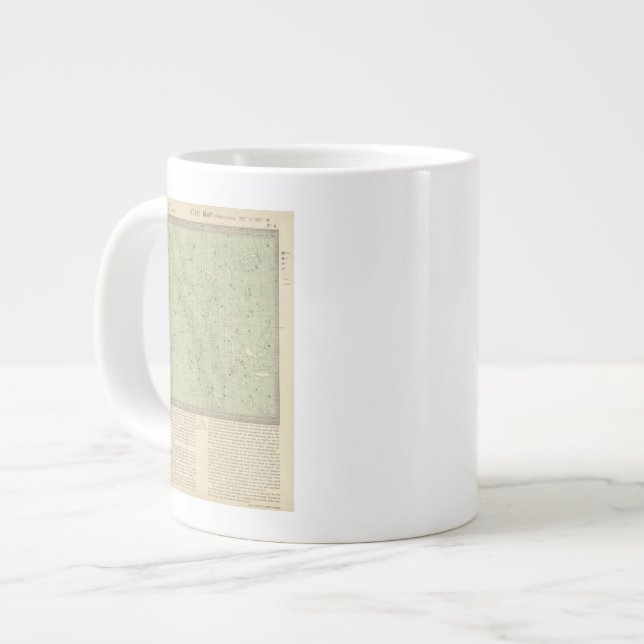 Taza De Café Grande Mapa de estrella 2 (Izquierda)