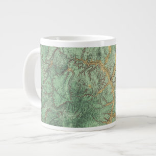 Taza De Café Grande Mapa de la clasificación de tierra de New México