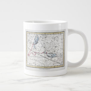 Taza De Café Grande Mapa de la placa XXII de las constelaciones