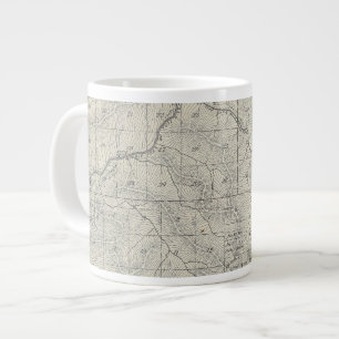 Taza De Café Grande Mapa de la sección del condado de Tulare T2021S R