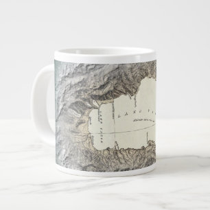 Taza De Café Grande Mapa del lago Tahoe