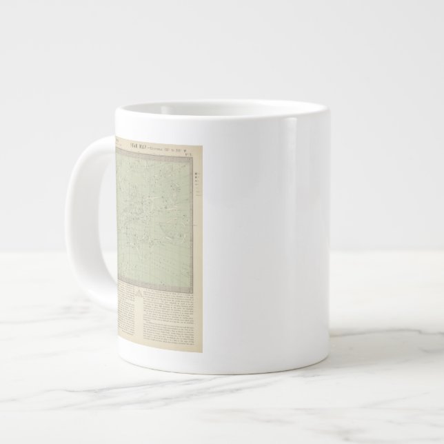 Taza De Café Grande Mapa estrella (Izquierda)