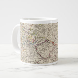 Taza De Café Grande Mapa general de Alemania