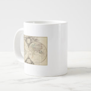 Taza De Café Grande Mapa mundial 8