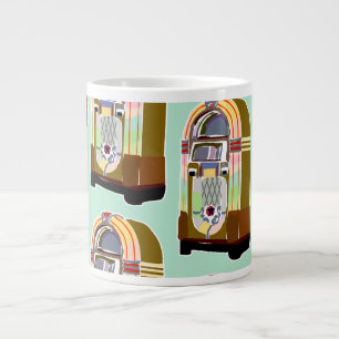 Taza De Café Grande Máquinas tocadiscos de Jumpin