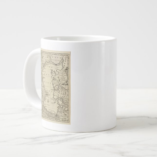 Taza De Café Grande  Mar Caspio (Izquierda)