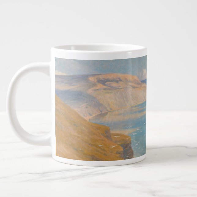 Taza De Café Grande Mar y sol (Izquierda)