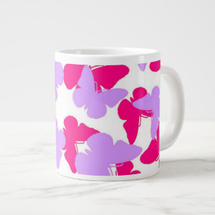 Taza De Café Grande Mariposas acodadas