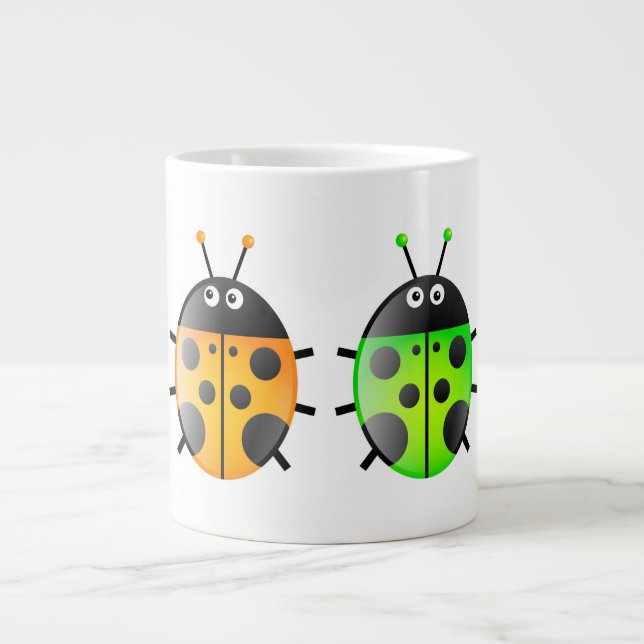 Taza De Café Grande Mariquitas (Frente)