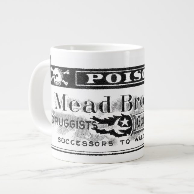 Taza De Café Grande Mead Brothers Poison (Izquierda)