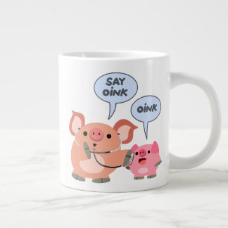 Taza De Café Grande Médica de cerdo Personalizado y paciente
