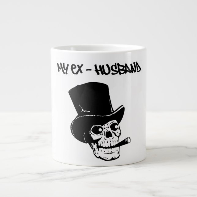 TAZA DE CAFÉ GRANDE "MI EX MARIDO" (Frente)