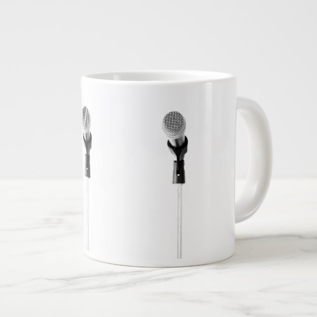 Taza De Café Grande Micrófono (Derecha)