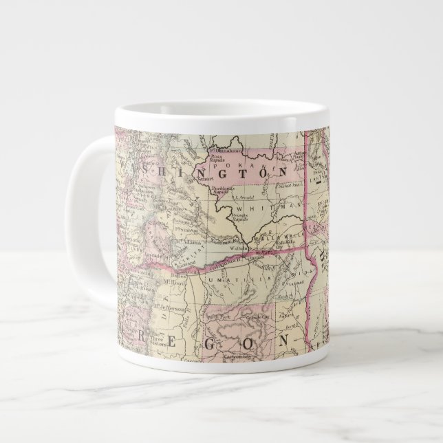 Taza De Café Grande Mineral, lavado, Ida, Mont (Izquierda)