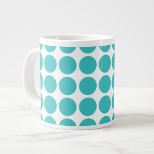 Taza De Café Grande Mini polka puntos jumbo Mug