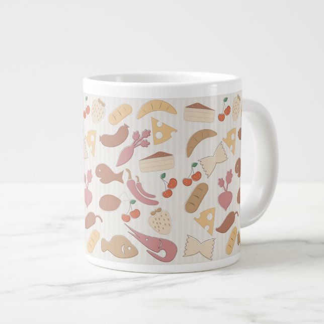 Taza De Café Grande Modelo 2 de la comida (Derecha)