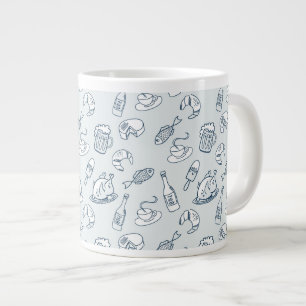 Taza De Café Grande Modelo 2 de la comida