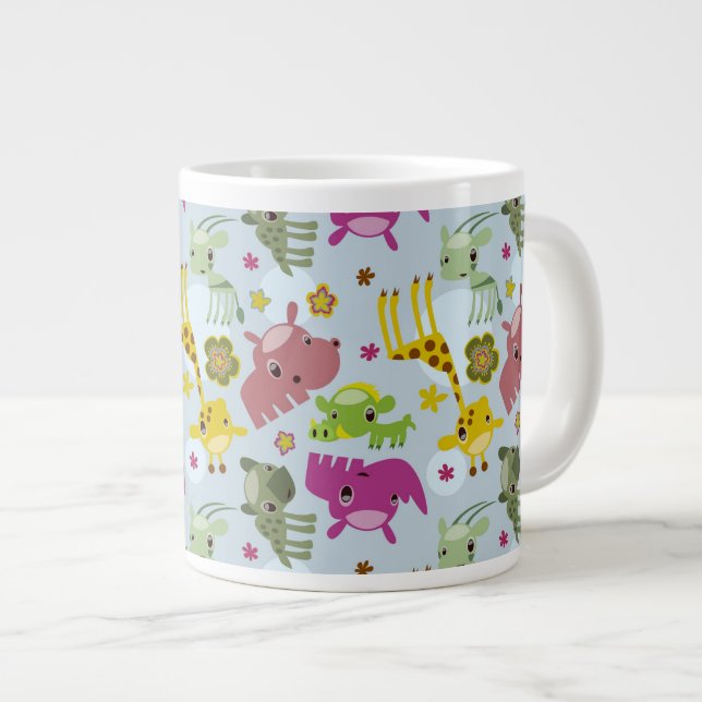 Taza De Café Grande modelo animal del safari (Derecha)