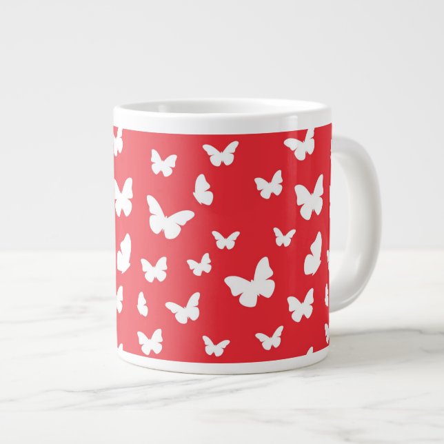 Taza De Café Grande Modelo de mariposa 2 (Derecha)
