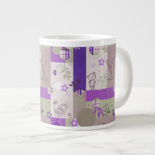 Taza De Café Grande Modelo del edredón del bebé